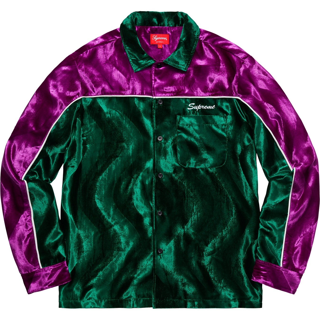 Velvet Swirl Work Shirt view 3